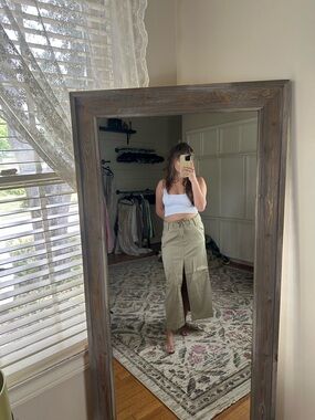 Free people Chino Maxi Skirt